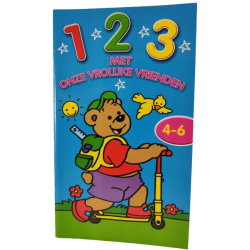 Spelletjesboek 4-6 jaar - 'Met onze vrolijke vrienden'