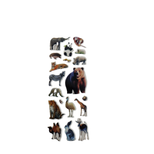 Stickers wilde dieren 